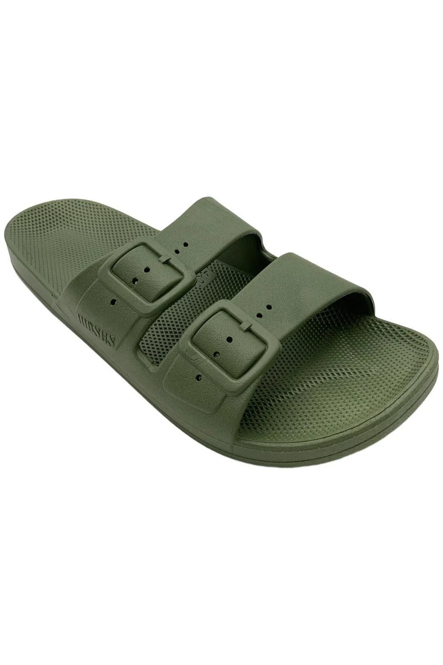 Freedom Moses Slide Sandals The Solids Cactus - Medium